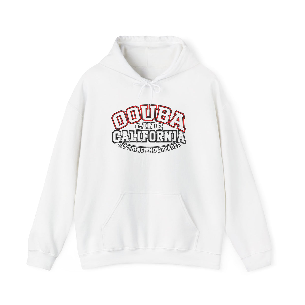 California 'Douba Line' Vintage Campus Hoodie – Retro Athletic Pullover