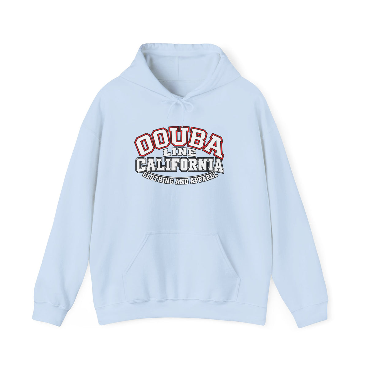 California 'Douba Line' Vintage Campus Hoodie – Retro Athletic Pullover