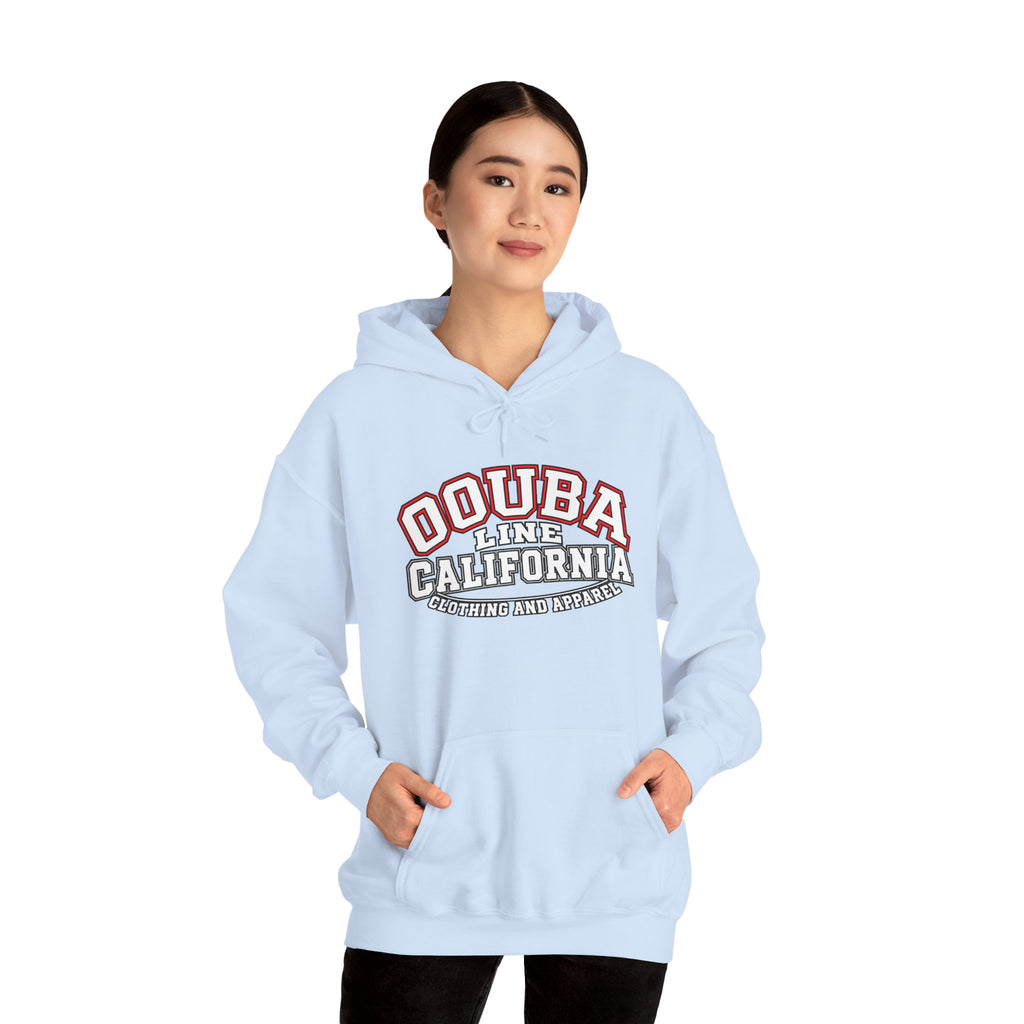California 'Douba Line' Vintage Campus Hoodie – Retro Athletic Pullover