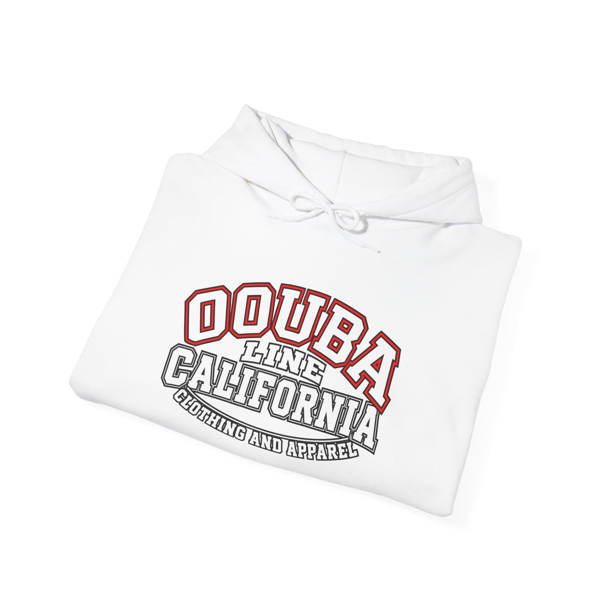 California 'Douba Line' Vintage Campus Hoodie – Retro Athletic Pullover