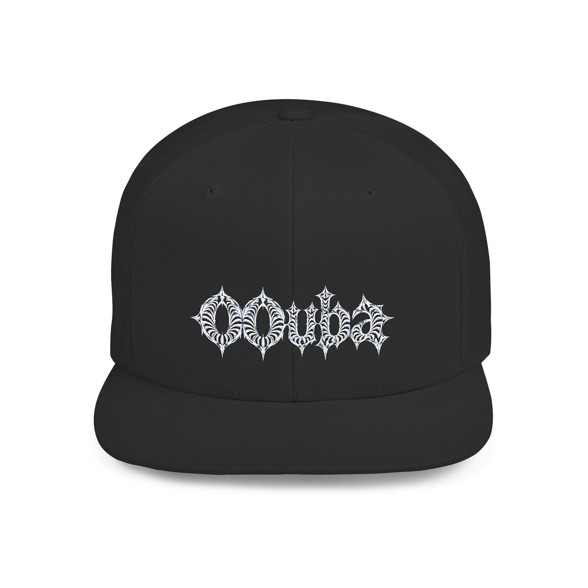 Snapback Hat — Sparkling Snowflake Cluster Embroidery