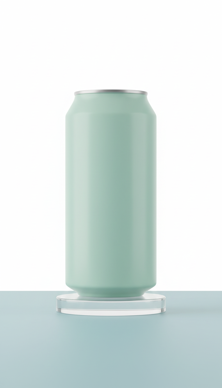 Soft Mint sparkling water can