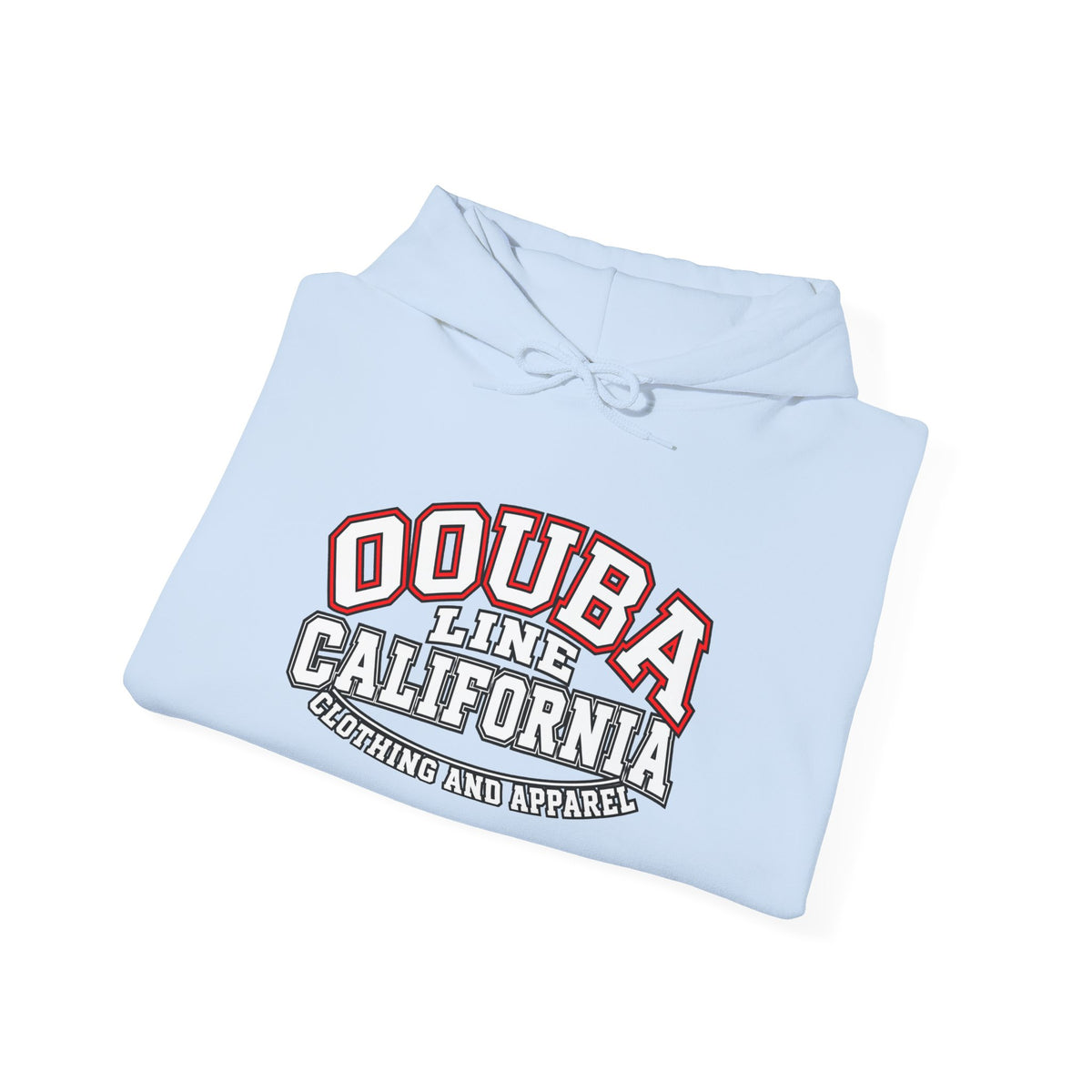 California 'Douba Line' Vintage Campus Hoodie – Retro Athletic Pullover