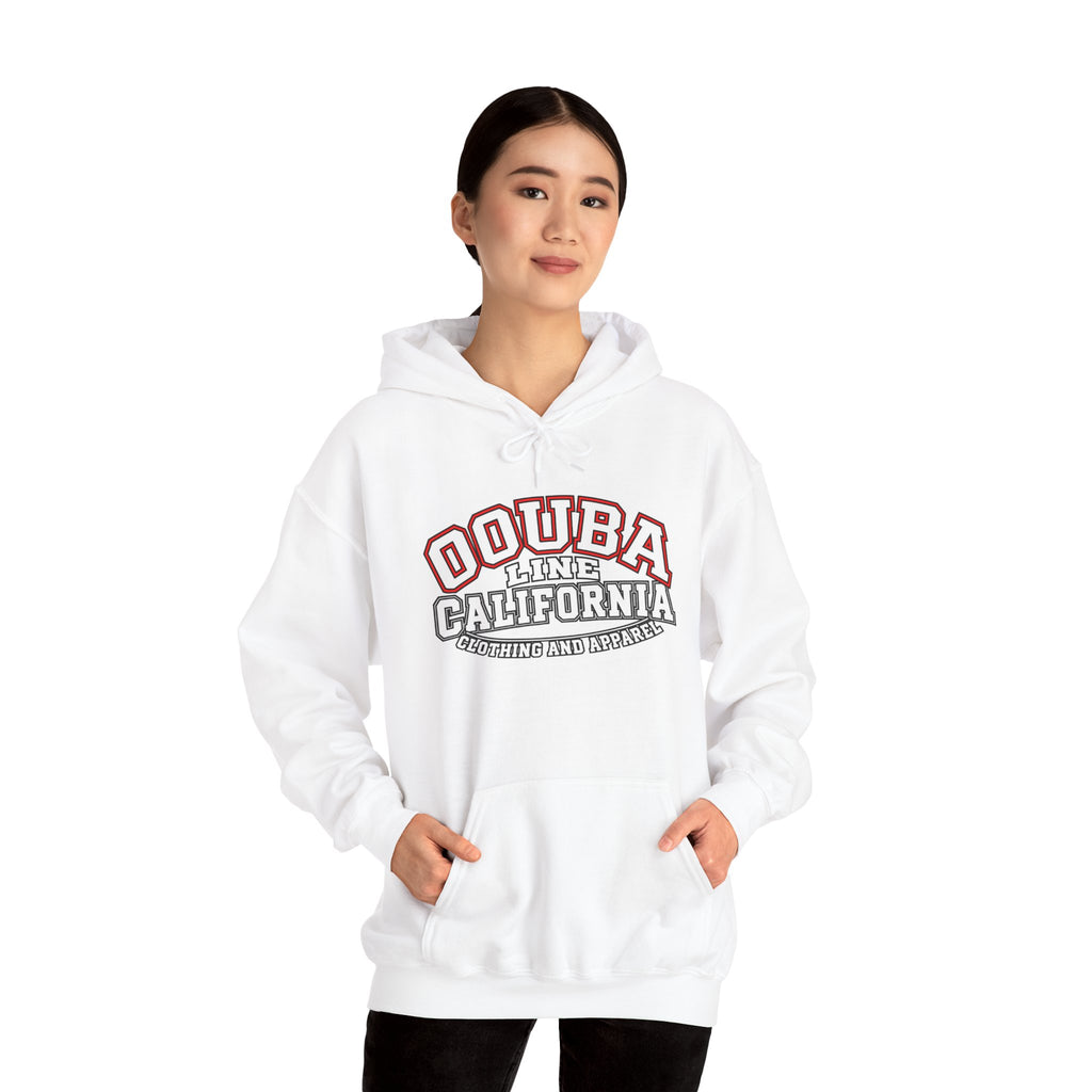 California 'Douba Line' Vintage Campus Hoodie – Retro Athletic Pullover