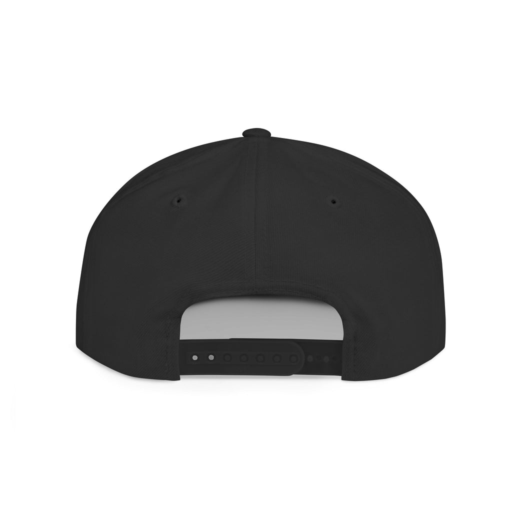 Snapback Hat — Sparkling Snowflake Cluster Embroidery