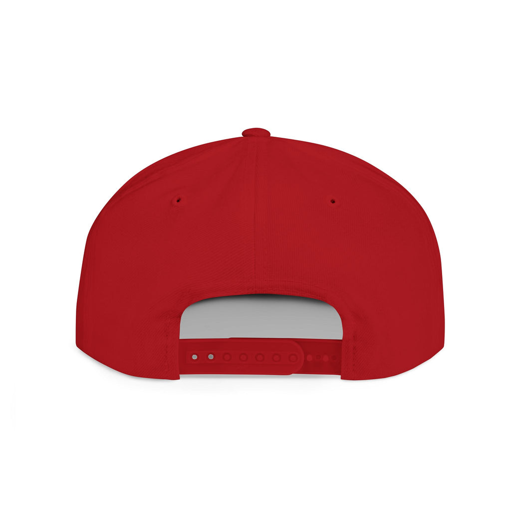 Snapback Hat — Sparkling Snowflake Cluster Embroidery