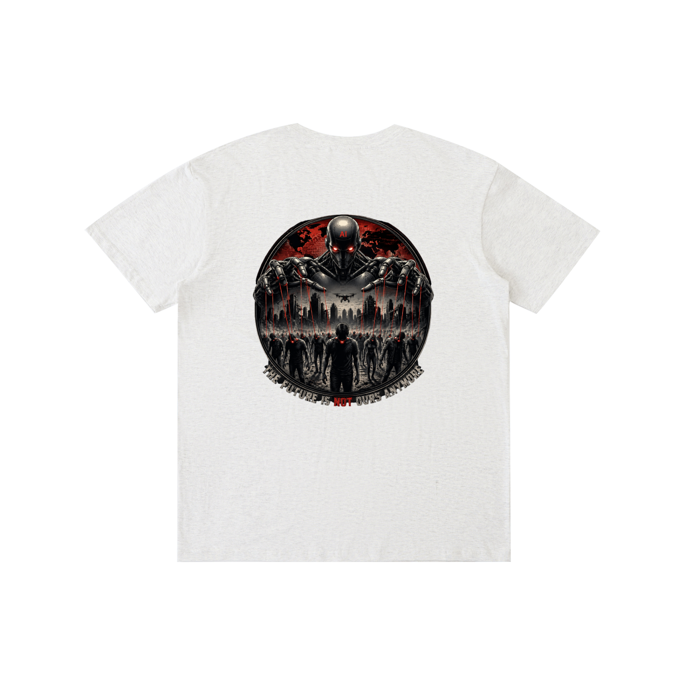 OOuba edition AI take overPure Cotton Unisex T-Shirt