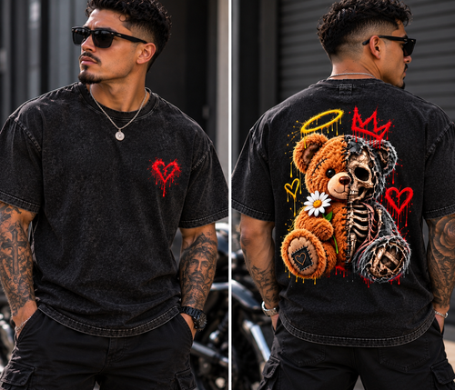 Cute and Damaged Bear T-Shirt