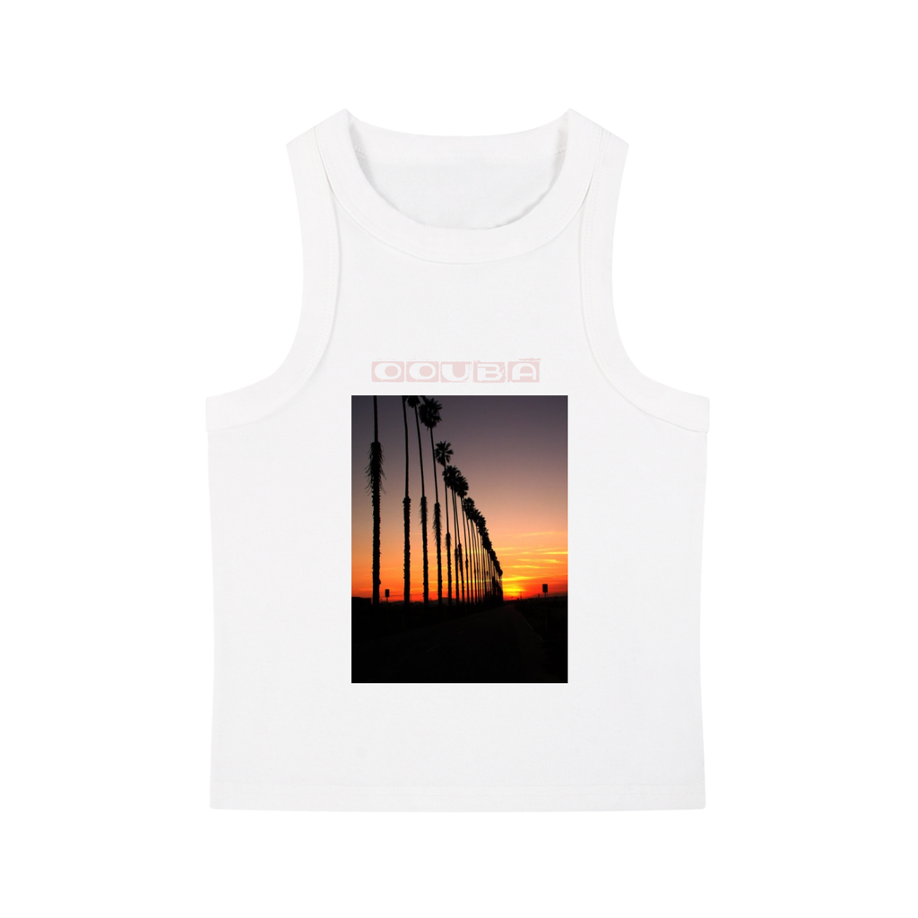 OOuba Sunset Malibu Snow Washed Tank Top